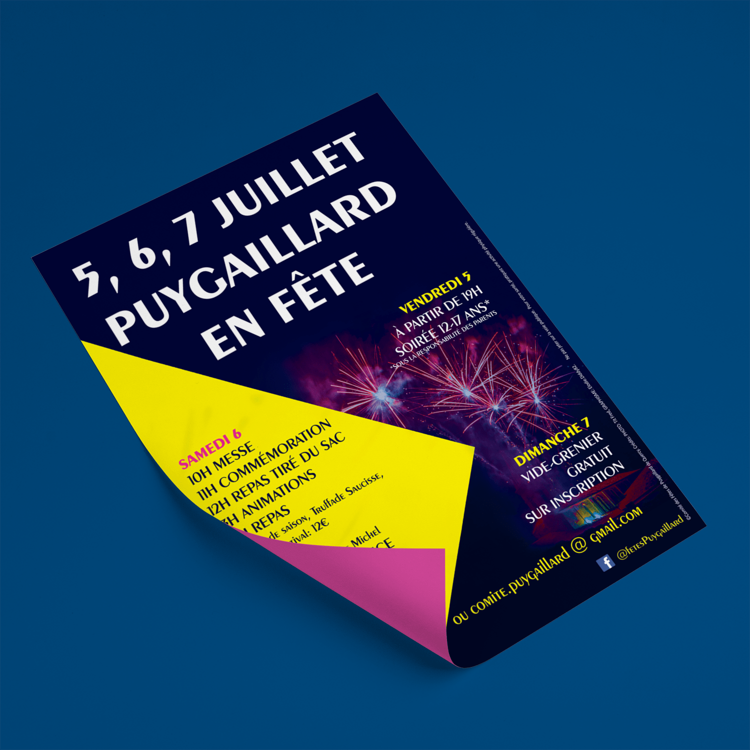 flyer pour fête