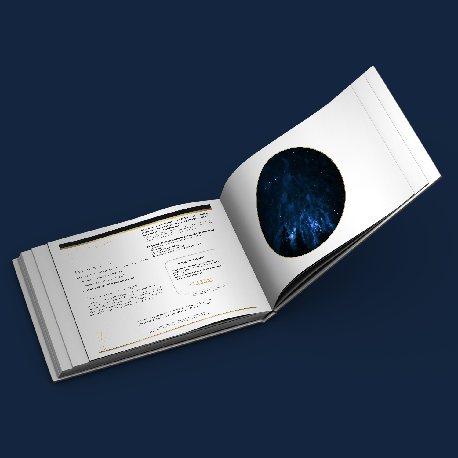 photo de livre catalogue fait sur mesure pour des spectacles