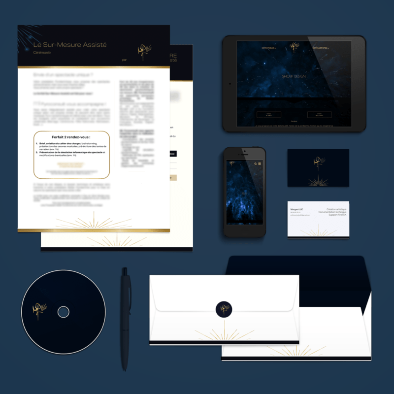 identité visuelle de créateur de spectacles