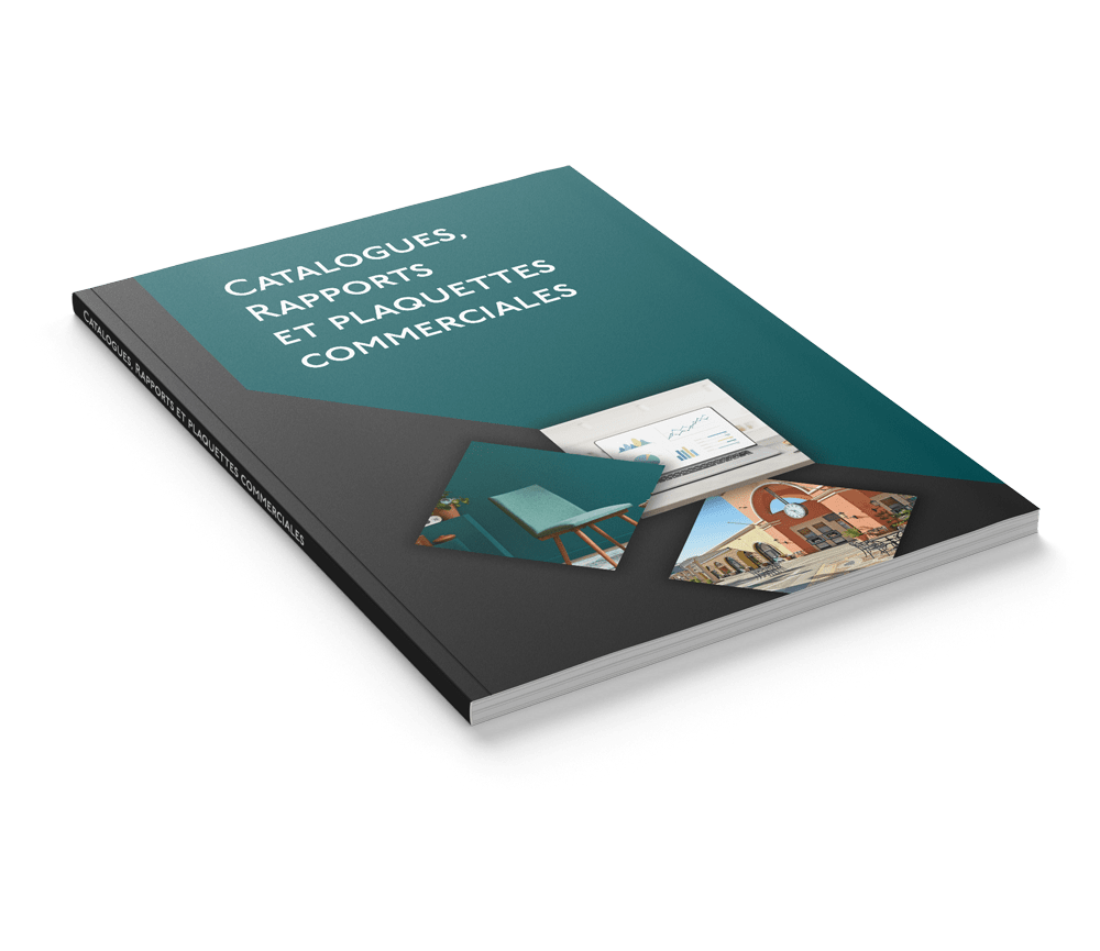 catalogue, plaquette commerciale et rapport
